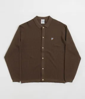 Parlez Arthur Knit Cardigan - Mocha Brown