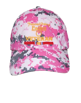 Pink Camo Veteran Hat