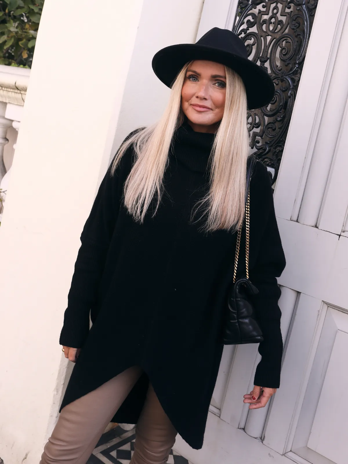 Porter Black Fedora Hat