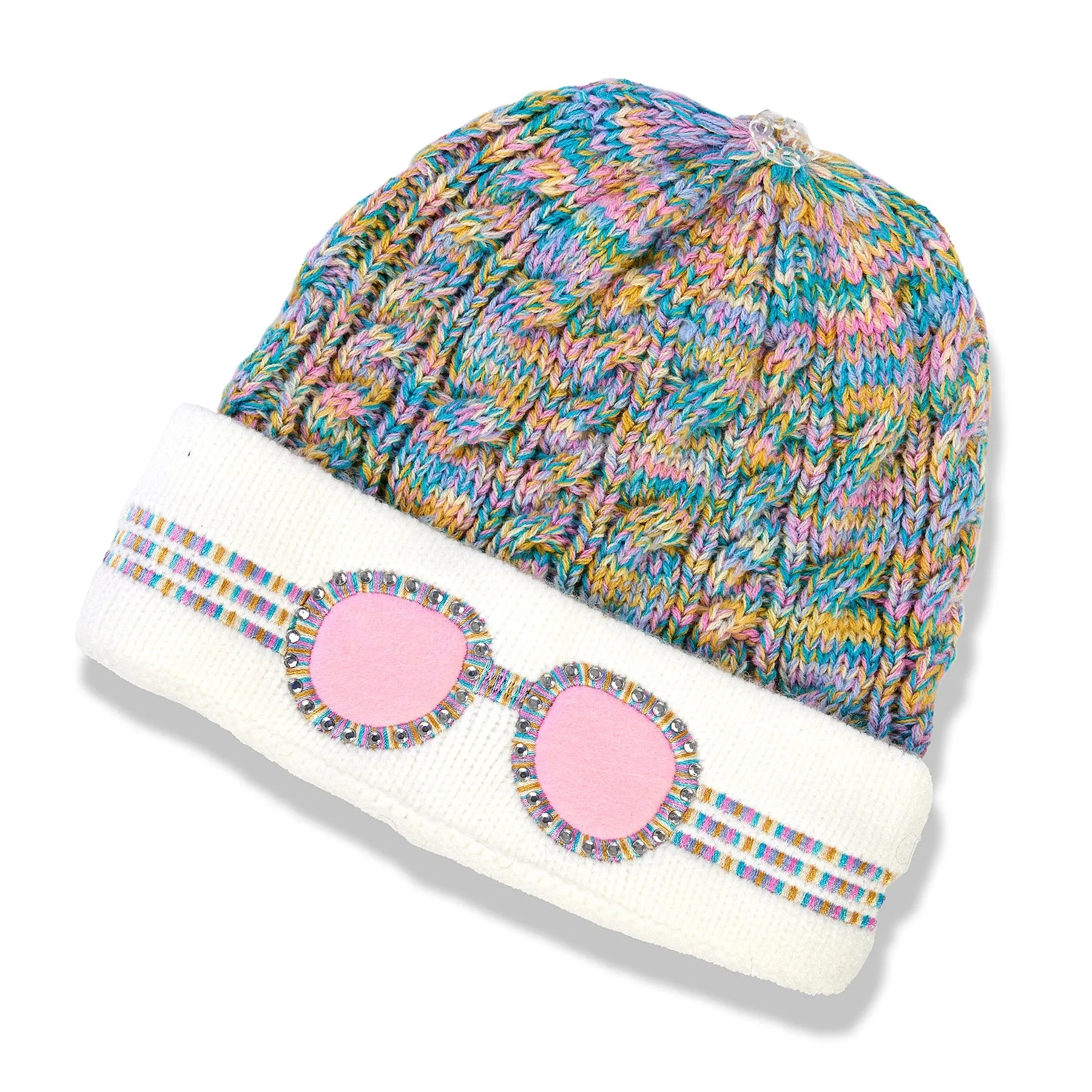 Rainbow Trail Knit Hat by Bling2o