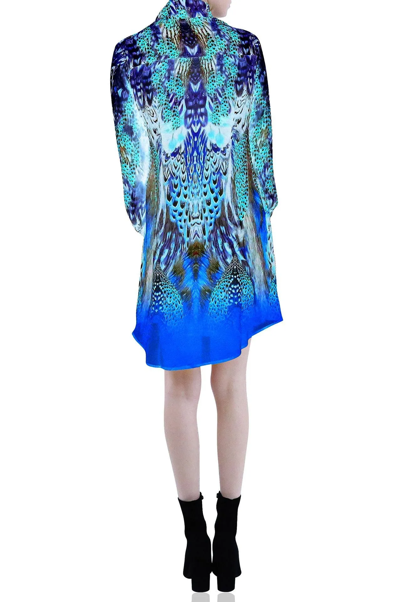 Shirt Midi Dress - Santorini