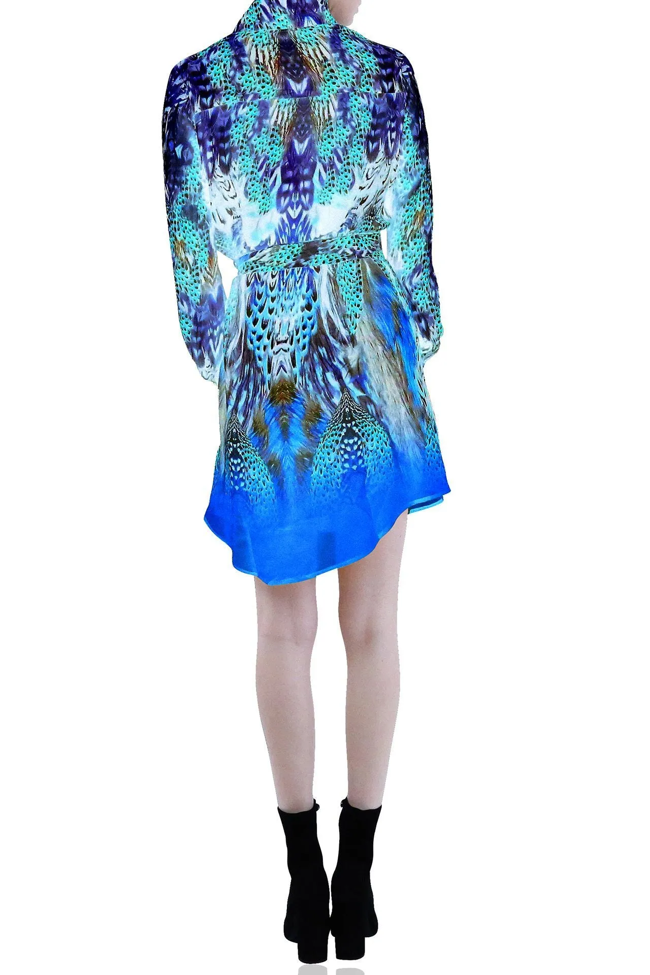 Shirt Midi Dress - Santorini