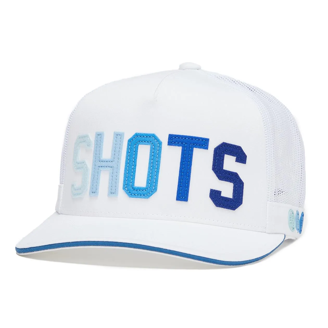 Shots Interlock Knit Trucker Hat Snow/Glory - AW24