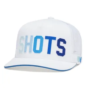 Shots Interlock Knit Trucker Hat Snow/Glory - AW24