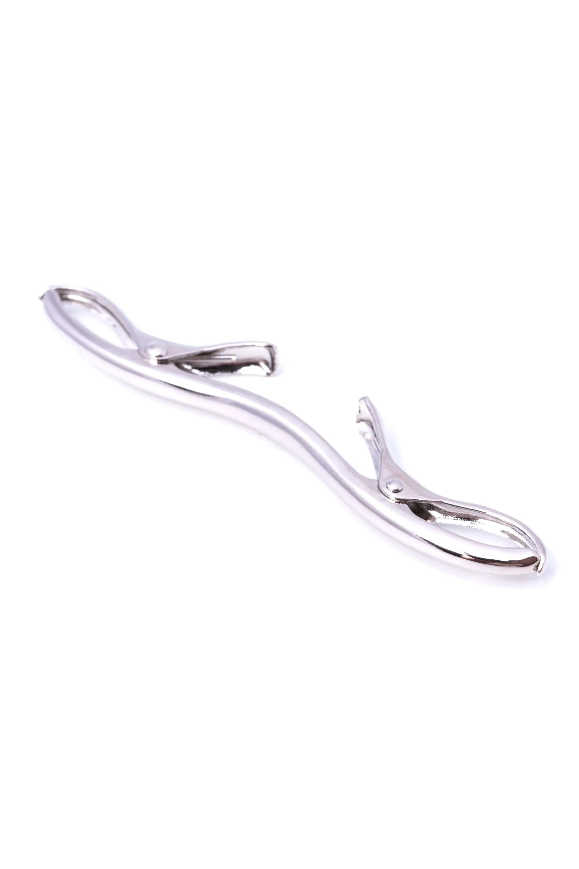 Silver Collar Clip for Narrow Spread Collars