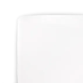 Stretch Knit Crib Sheet - White