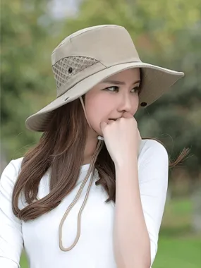 Stylish Unisex Breathable Sun Hat with Adjustable Brim - SF0596