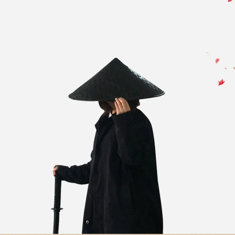 TEEK - Traditional Asian Bamboo Weave Shaolin Hat