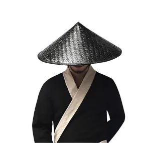 TEEK - Traditional Asian Bamboo Weave Shaolin Hat