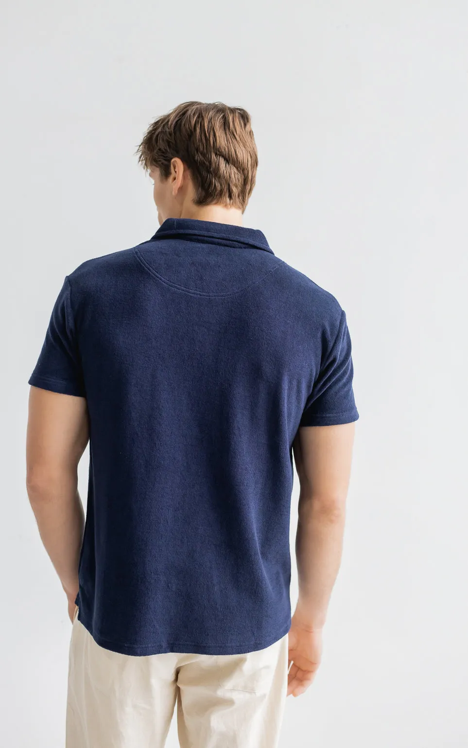 Terry Polo - Navy