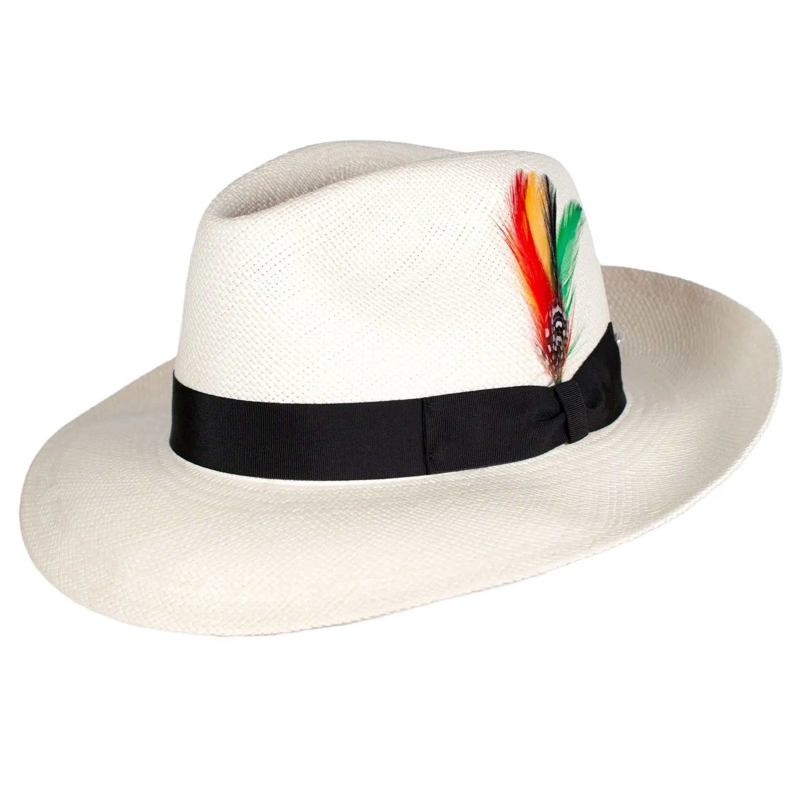 The Sophisticate Panama Straw Hat in White