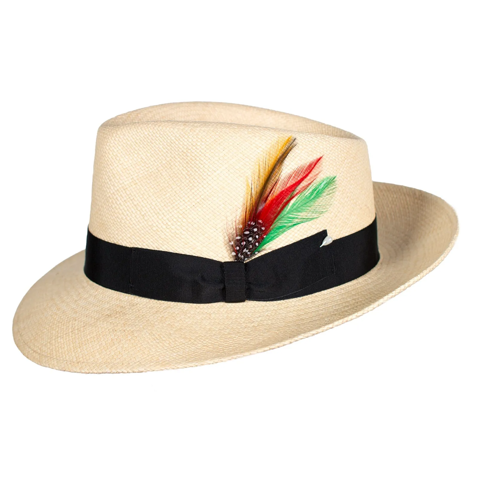 The Sophisticate Panama Straw Hat in White