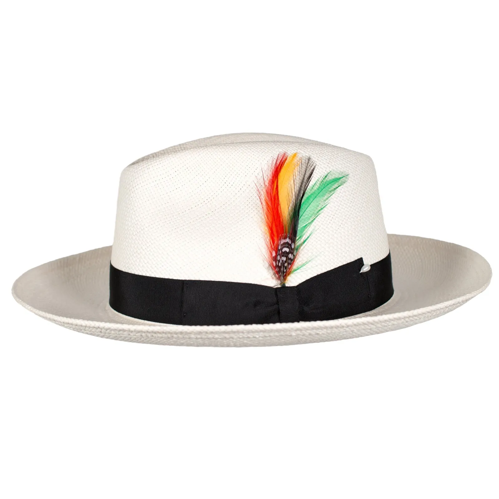 The Sophisticate Panama Straw Hat in White