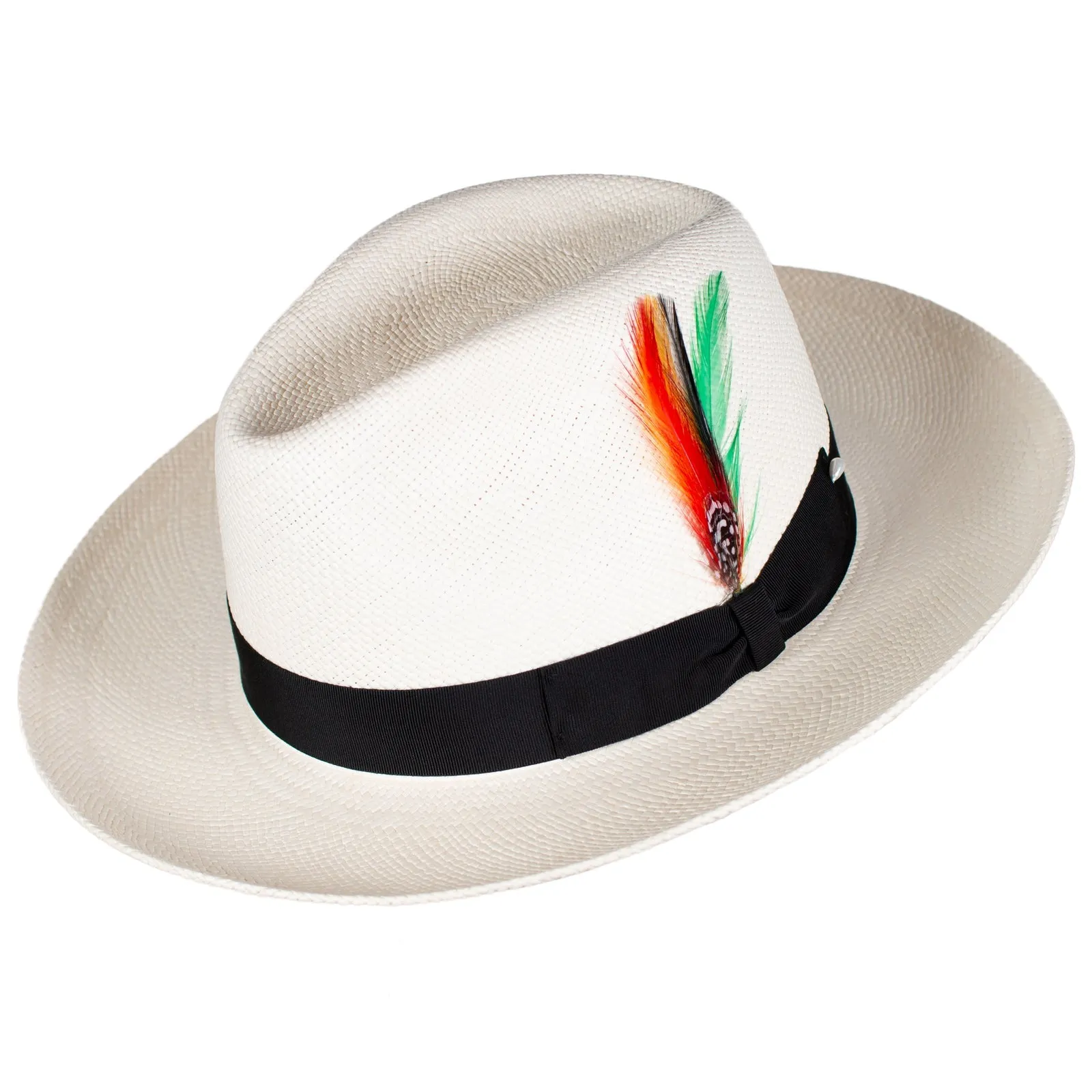 The Sophisticate Panama Straw Hat in White