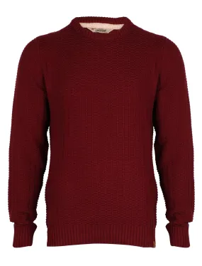 Tokyo Laundry Jay Textured Knit Jumper in red