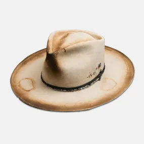Vintage Charm Distressed Fedora Hat