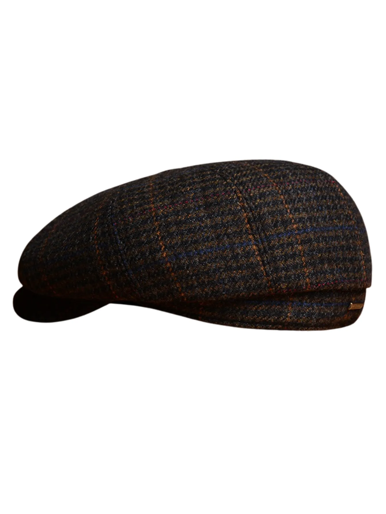 Vintage-Inspired Tweed Wool Tweed Newsboy Cap