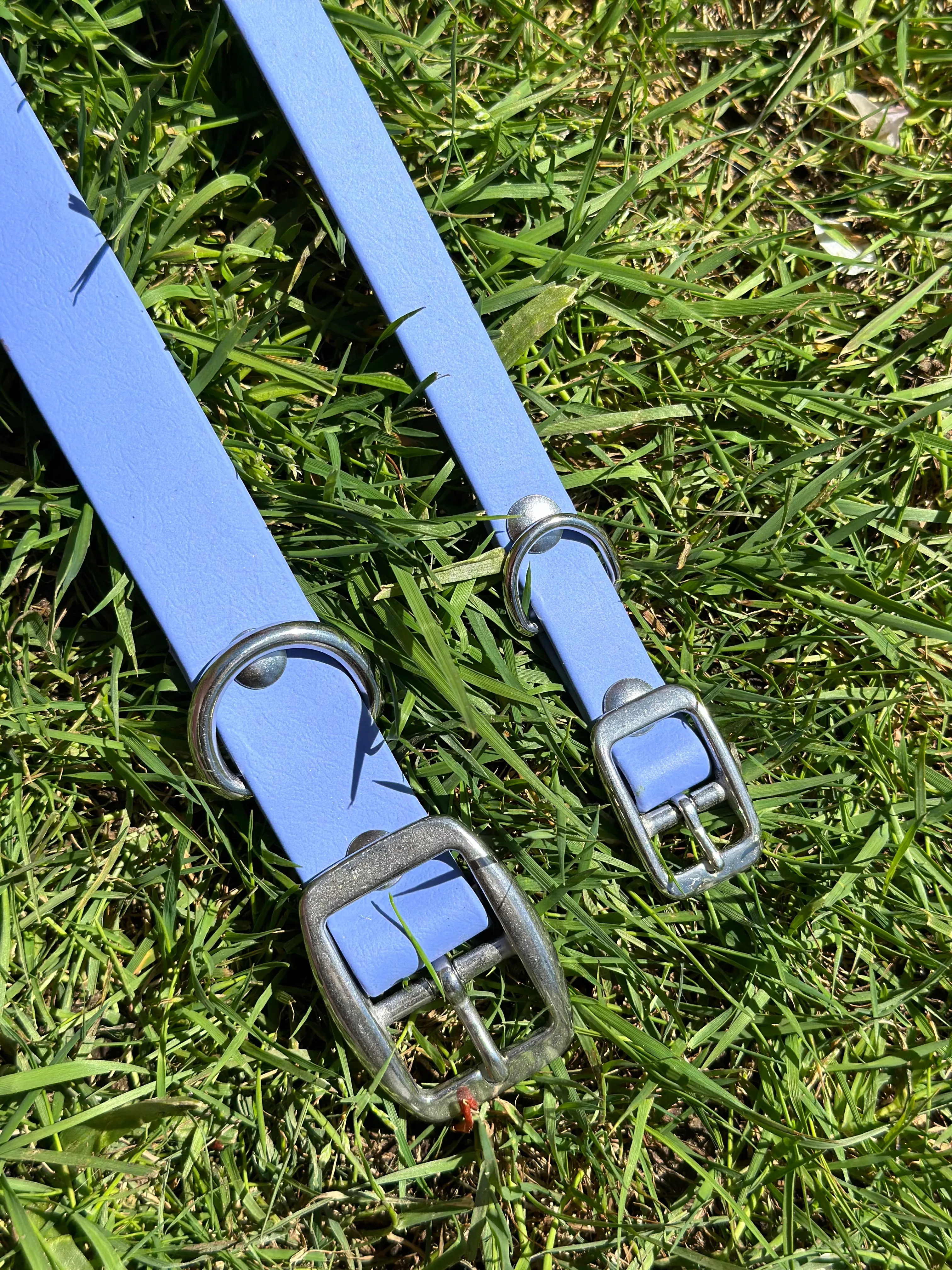 Walk By Good Boy - Biothane Collar - Periwinkle