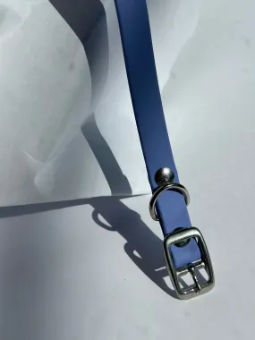 Walk By Good Boy - Biothane Collar - Periwinkle