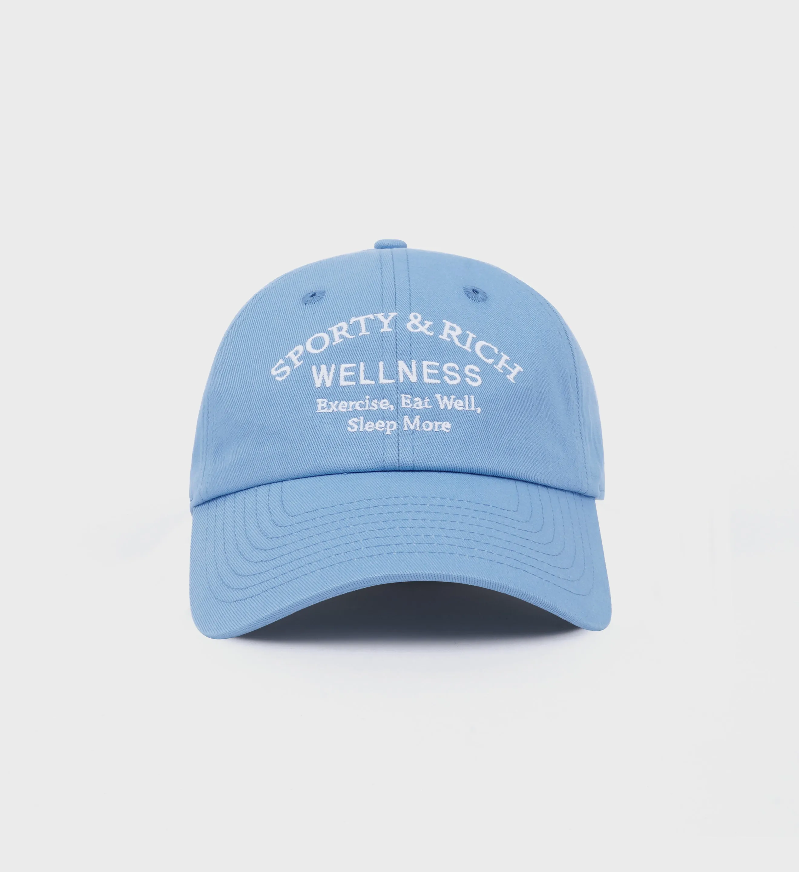 Wellness Studio Hat - Sky Blue/White