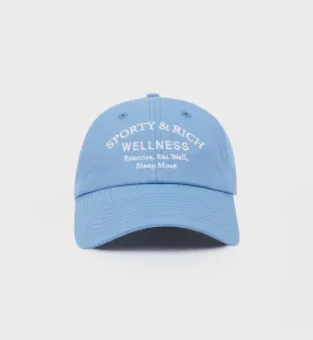 Wellness Studio Hat - Sky Blue/White