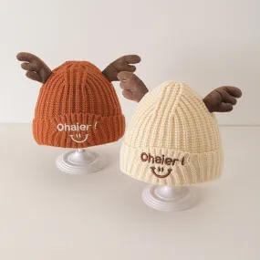 Winter and Autumn Cute Deer Antlers Knit Hat for Baby: Sweet Cute Hat