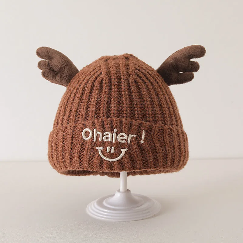 Winter and Autumn Cute Deer Antlers Knit Hat for Baby: Sweet Cute Hat
